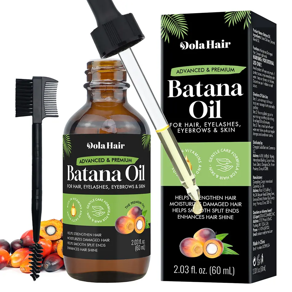 Organic Batana Oil for Hair Growth & Scalp Care – Cold-Pressed, Paraben-Free | 60ml
