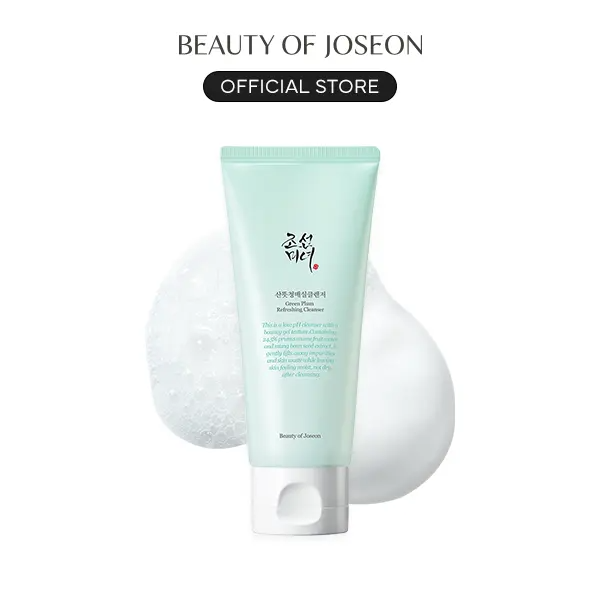 Green Plum Refreshing Cleanser 100mL | Herbal Gel Cleanser, Exfoliate Deep Pore Cleansing, Face Wash, For All Skin Types, Korean Skincare