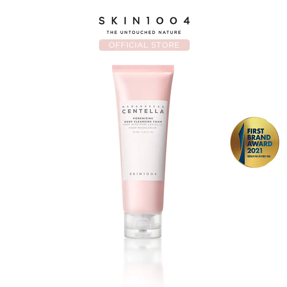 SKIN1004 Madagascar Centella Poremizing Deep Cleansing Foam – Pore Cleansing & Exfoliating with Himalayan Pink Salt | 125ml