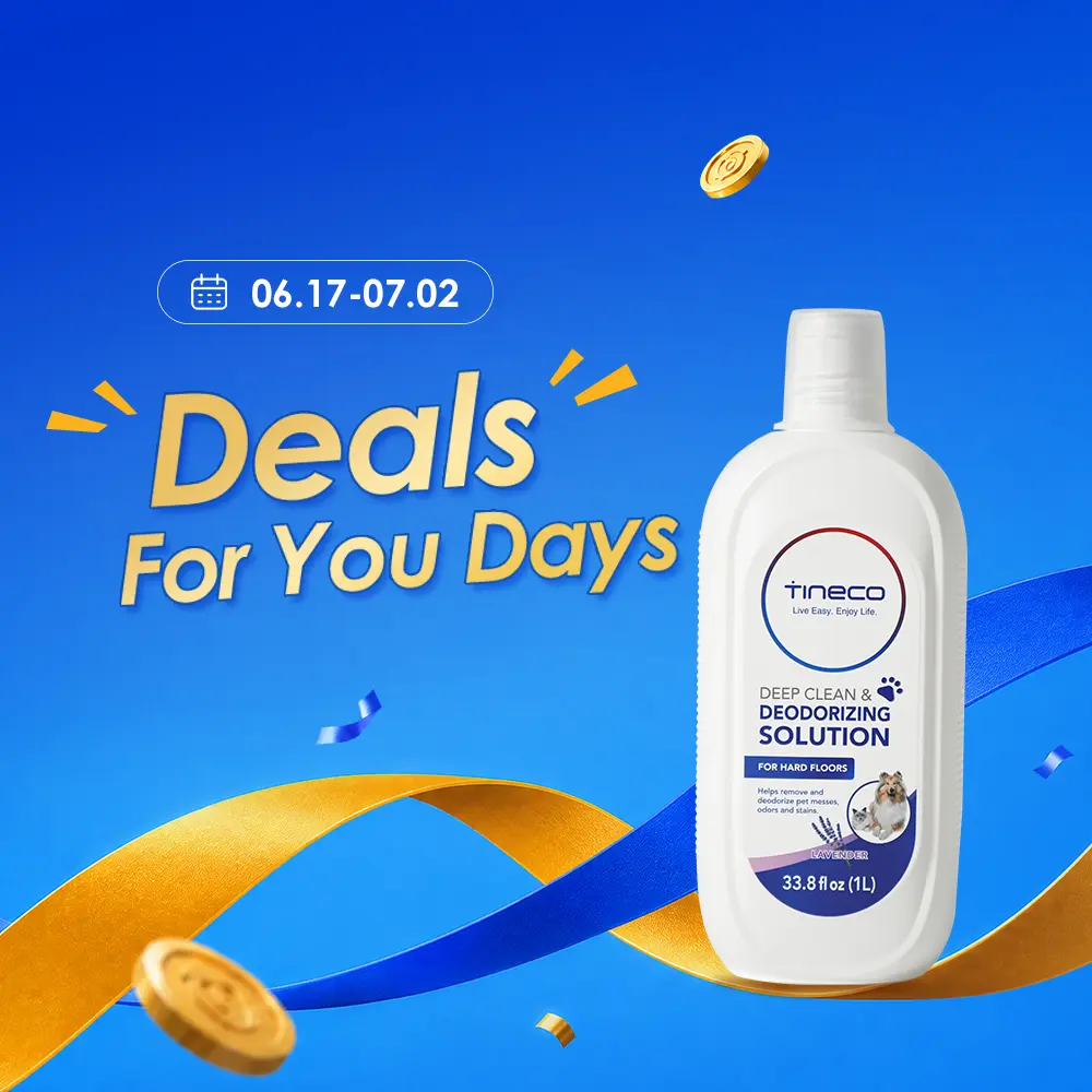 Tineco Multi-Surface Floor Cleaning Solution – Lavender Scent, 33.8 fl oz (1L) | Compatible with iFLOOR, FLOOR ONE S3/S5 & More