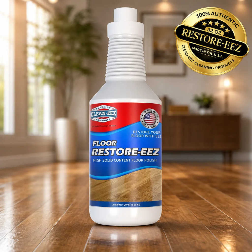 Floor Restore-Eez | High-Solid Floor Polish & Restorer for Wood, Laminate, Vinyl & Bamboo