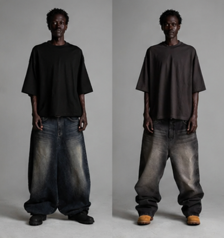 7.5oz Max Heavyweight Oversized Short Sleeve Casual Streetwear Top Tshirt Cotton Cropped