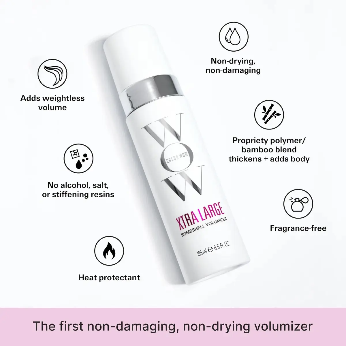 Hair Bundle – Volume Mousse + Root Lift Spray for Fine Hair | Heat Protection
