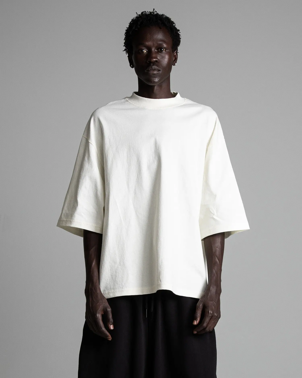 7.5oz Max Heavyweight Oversized Short Sleeve Casual Streetwear Top Tshirt Cotton Cropped