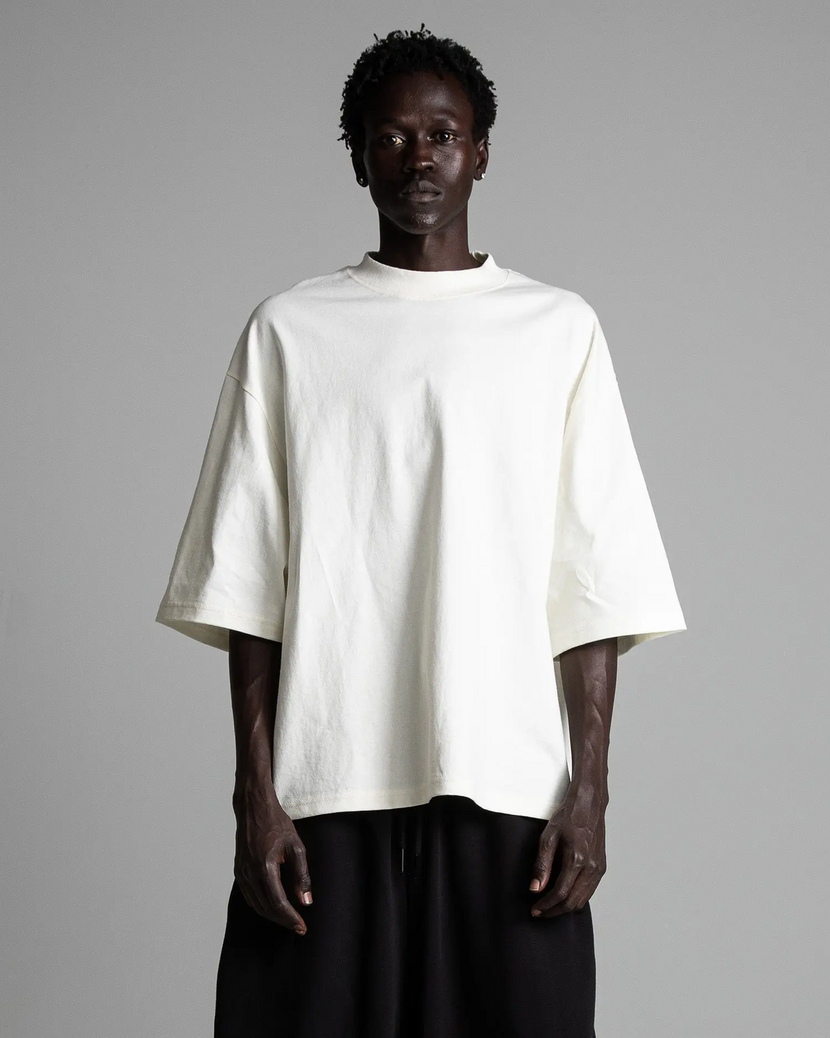 7.5oz Max Heavyweight Oversized Short Sleeve Casual Streetwear Top Tshirt Cotton Cropped
