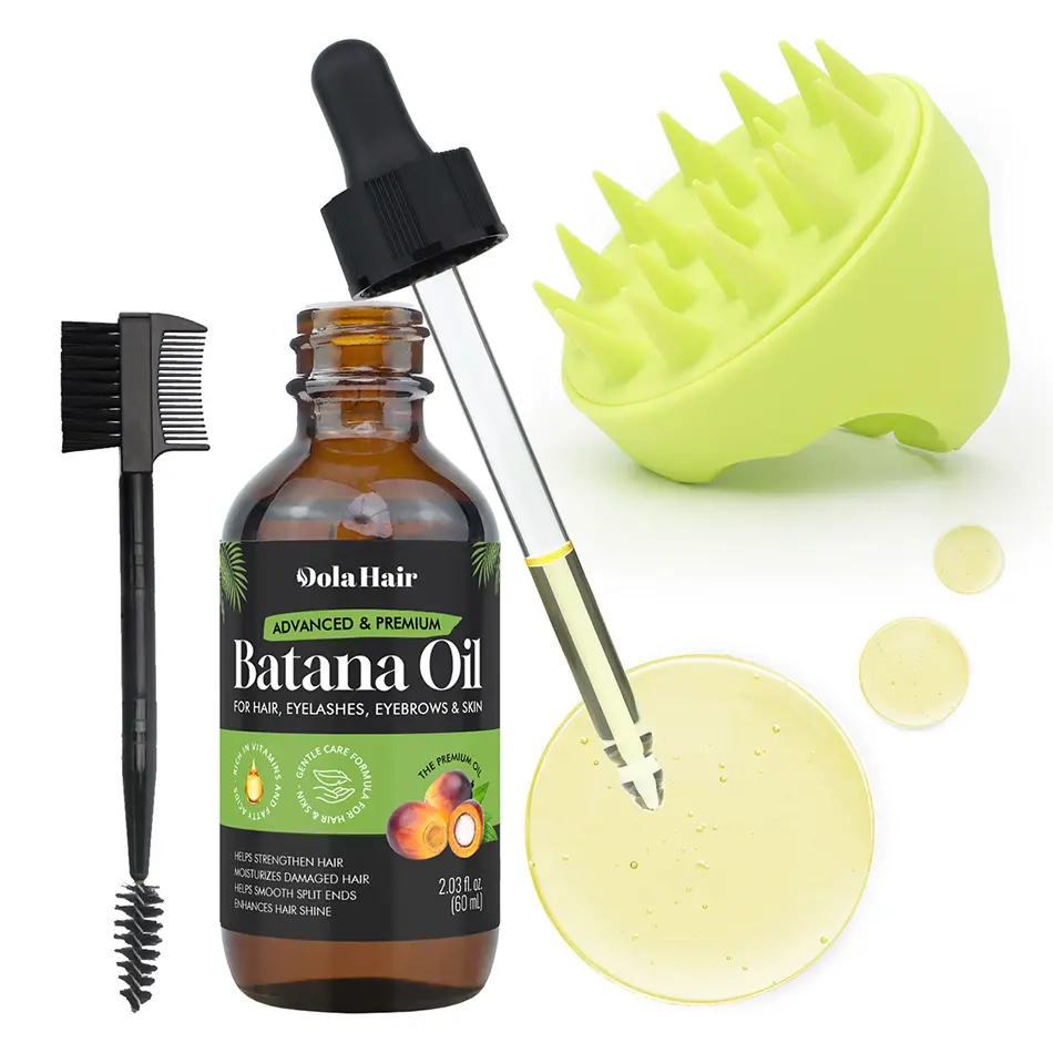 Organic Batana Oil for Hair Growth & Scalp Care – Cold-Pressed, Paraben-Free | 60ml