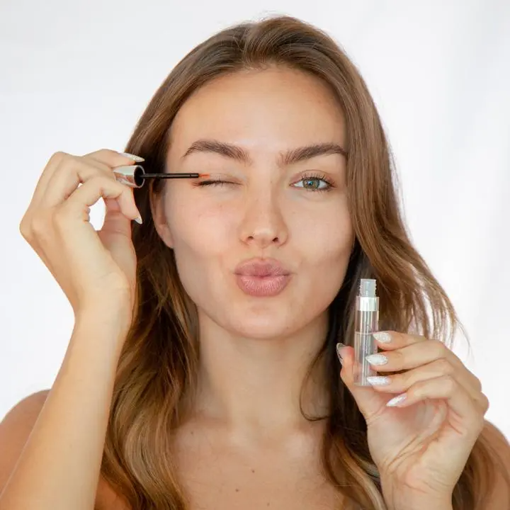 nuorganic Lash & Brow Growth Serum Bundle – Organic Eyelash & Eyebrow Serum for Longer, Thicker Results in 14 Days