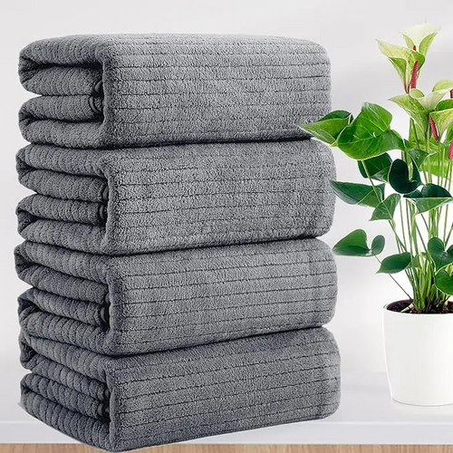 Extra Large Bath Towel Set (35.4" x 71") | Super Soft, Highly Absorbent Oversized Bath Sheets – 4 Pack