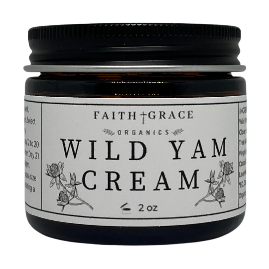 REVHERB Organic Wild Yam Cream – All-Natural Hormonal Balance Support | Made in USA | 2 oz