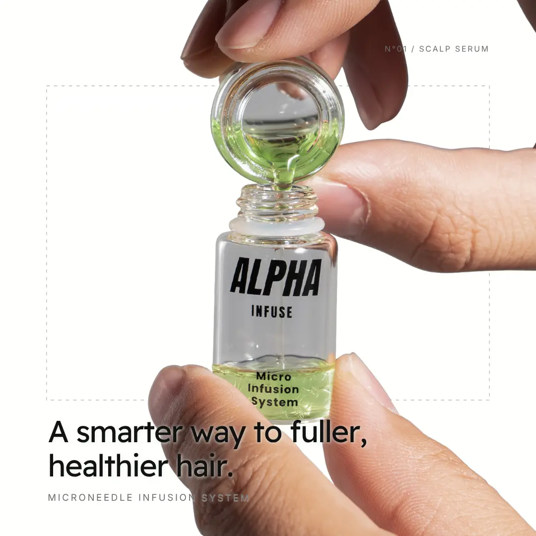 Scalp Care System for Thinning Hair – Micro-Infusion Device + Scalp Serum | 1, 2 & 4-Month Supply