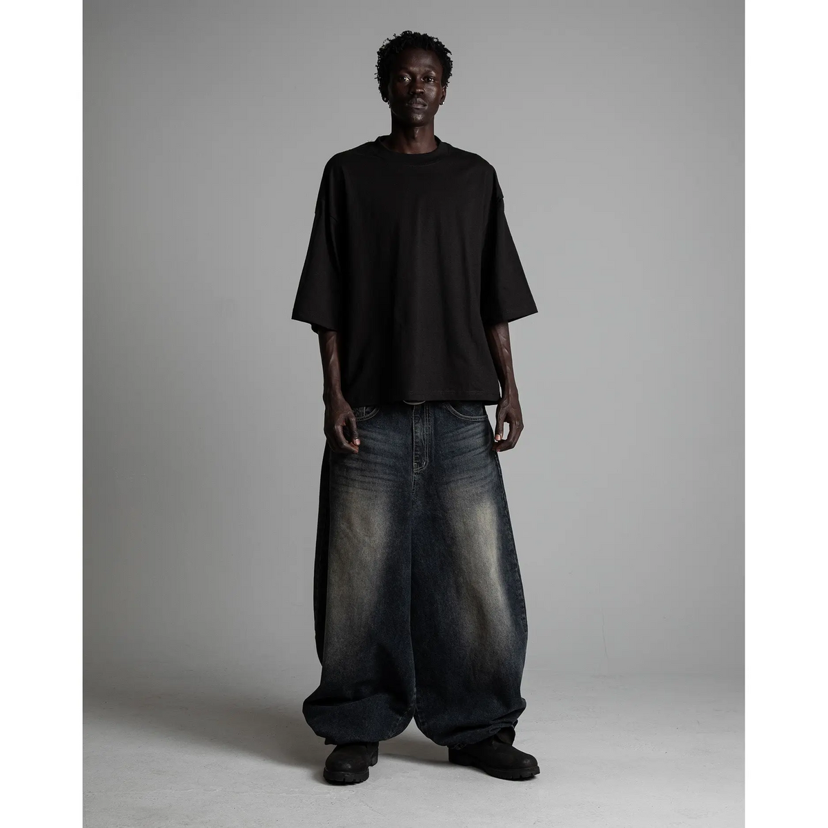 7.5oz Max Heavyweight Oversized Short Sleeve Casual Streetwear Top Tshirt Cotton Cropped