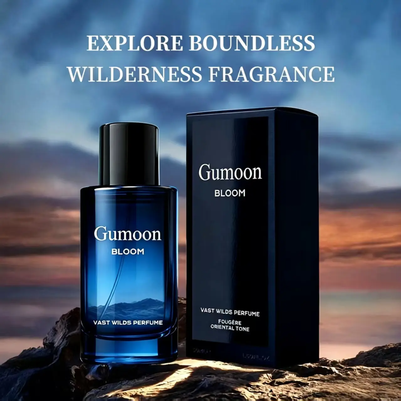 Gumoon Vast Wilds Unisex Perfume – Aromatic Aquatic Eau de Parfum | Citrus, Lavender & Cedarwood | 50ml