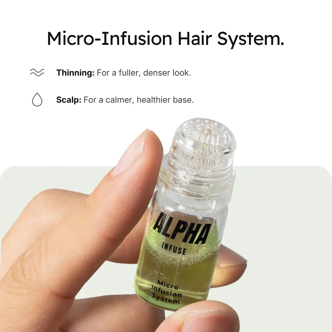 Scalp Care System for Thinning Hair – Micro-Infusion Device + Scalp Serum | 1, 2 & 4-Month Supply