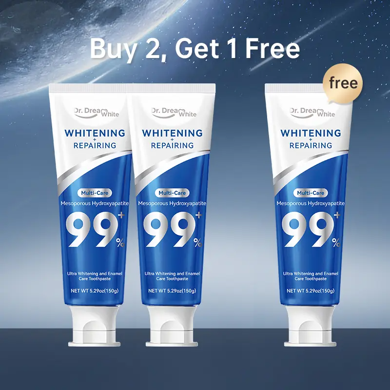 Dr.DreamWhite Nano-Hydroxyapatite Toothpaste – Whitening, Enamel Repair & Anti-Sensitivity | Jasmine Green Tea | 5.29 oz