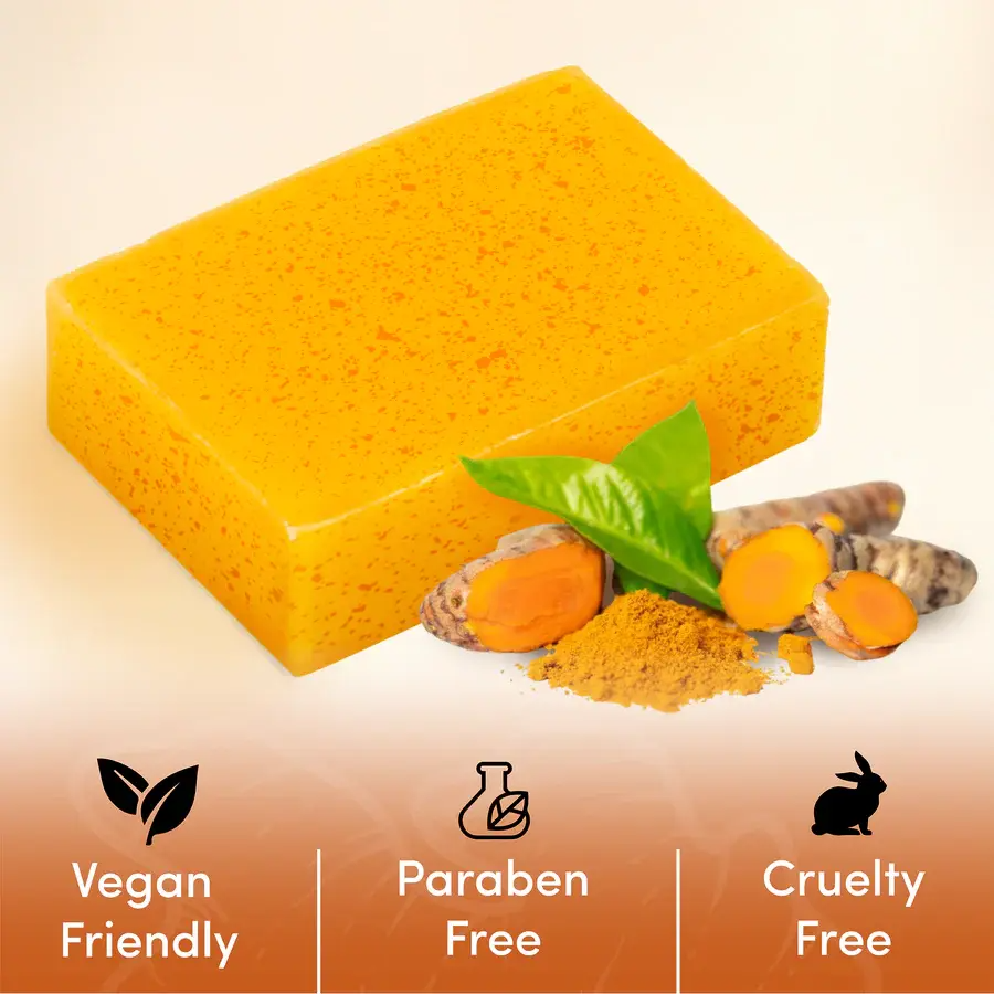 Lemon Turmeric Kojic Acid Soap Bar – Dark Spot Remover & Skin Brightening for Face & Body | 3 or 6 Pack