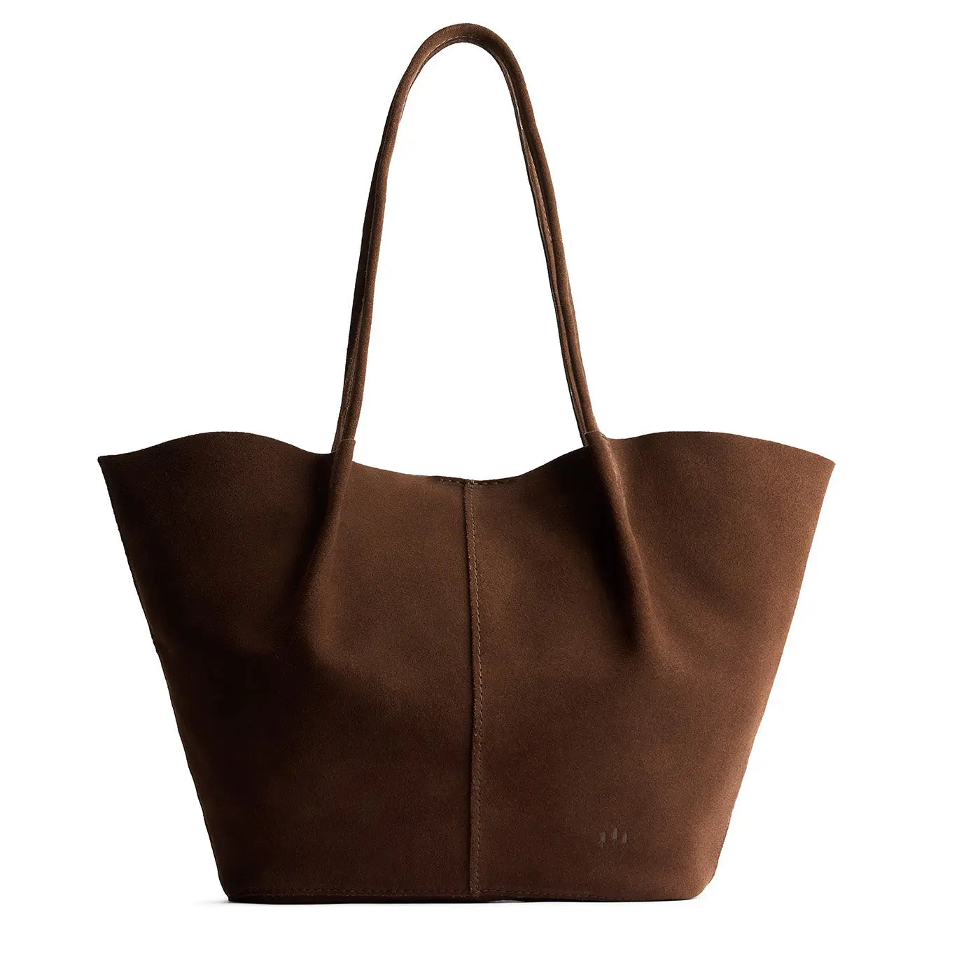 Portland Leather Devan Bucket Tote – Full-Grain Leather Shoulder Bag with Wide Interior | Available in Black & Brown