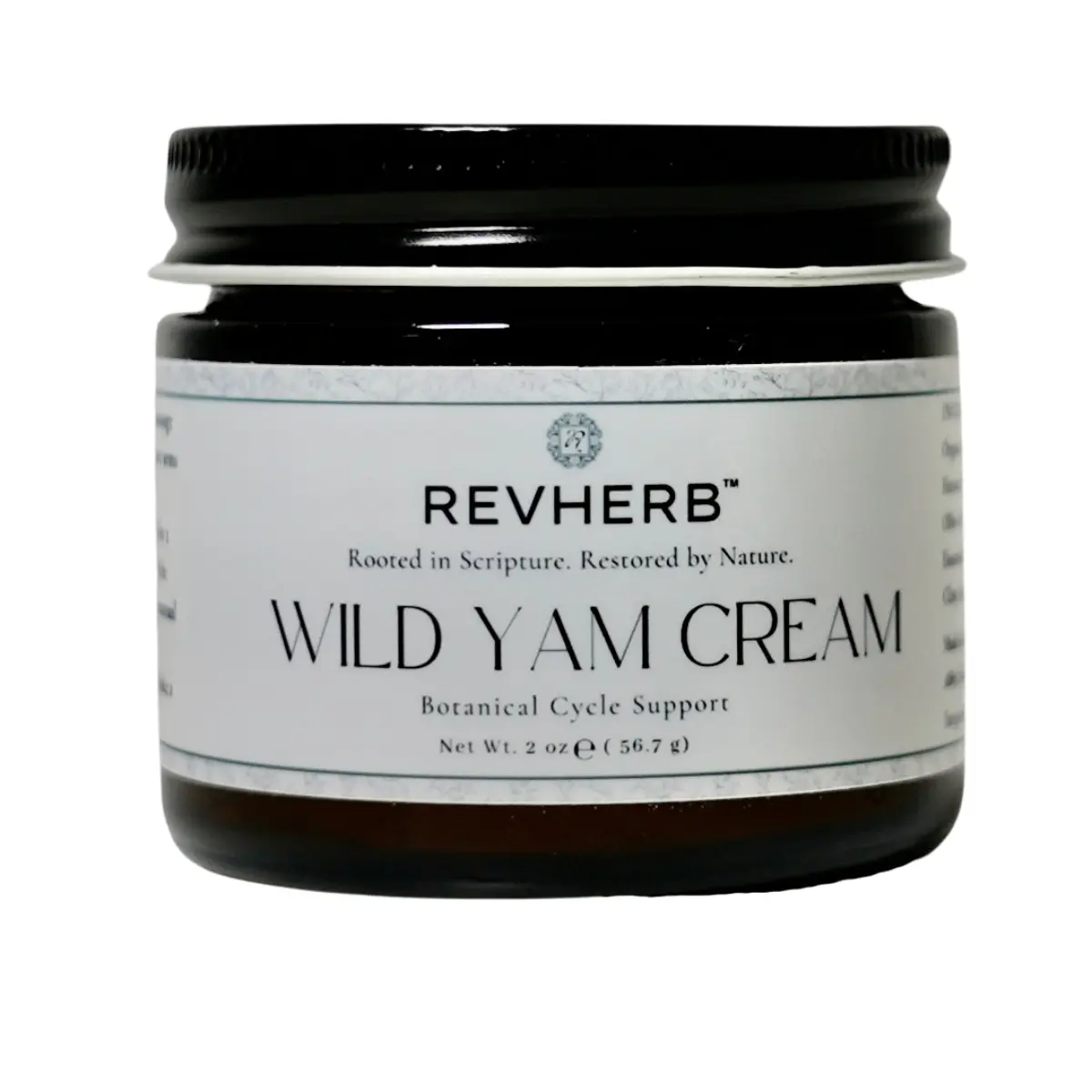 REVHERB Organic Wild Yam Cream – All-Natural Hormonal Balance Support | Made in USA | 2 oz