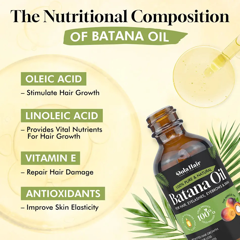 Organic Batana Oil for Hair Growth & Scalp Care – Cold-Pressed, Paraben-Free | 60ml