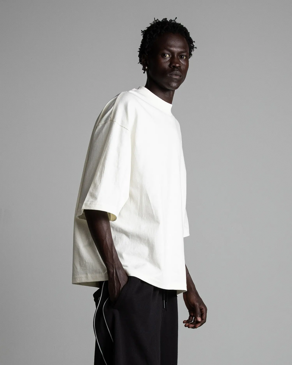 7.5oz Max Heavyweight Oversized Short Sleeve Casual Streetwear Top Tshirt Cotton Cropped