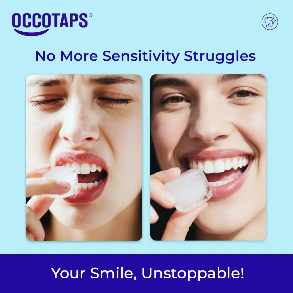 OCCOTAPS Agave Natural Herbal Toothpaste – Blue Agave Extract, Whitening & Enamel Strengthening | Fluoride-Free, Probiotics & Niacinamide