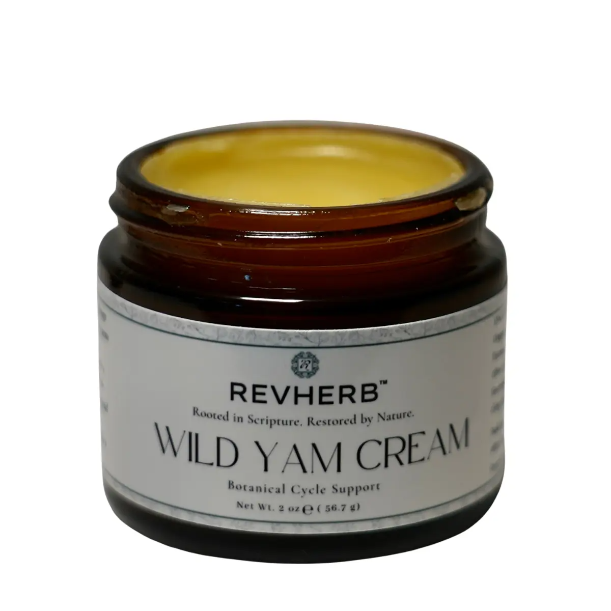 REVHERB Organic Wild Yam Cream – All-Natural Hormonal Balance Support | Made in USA | 2 oz