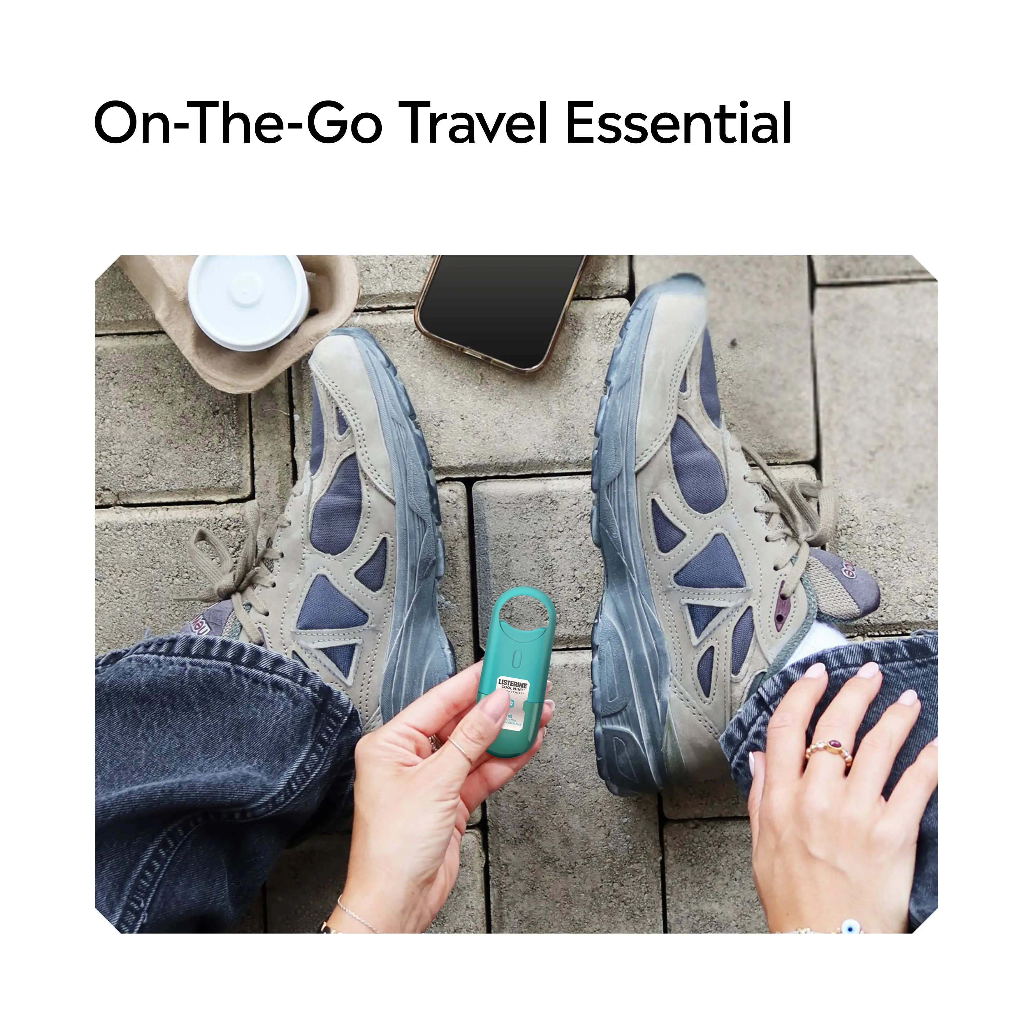 Listerine Duo Pack – PocketPaks Breath Strips + Pocketmist Spray | Cool Mint & Freshburst