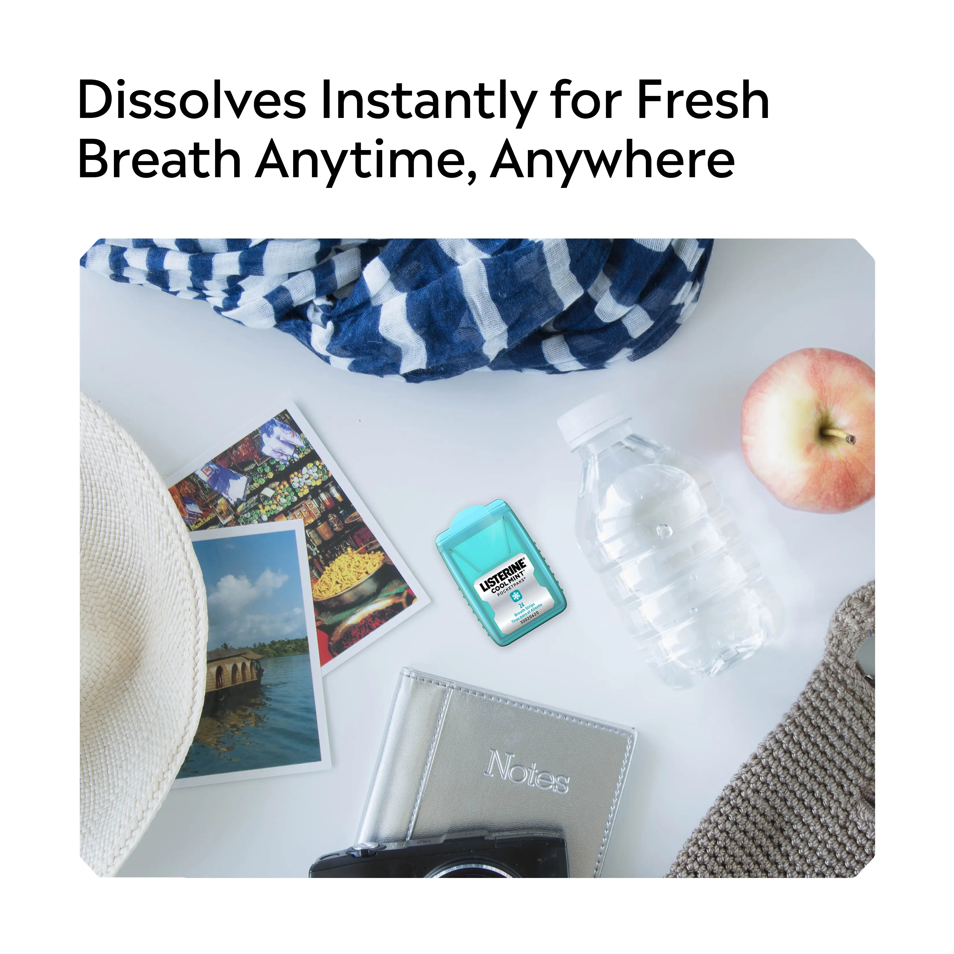 Listerine Duo Pack – PocketPaks Breath Strips + Pocketmist Spray | Cool Mint & Freshburst