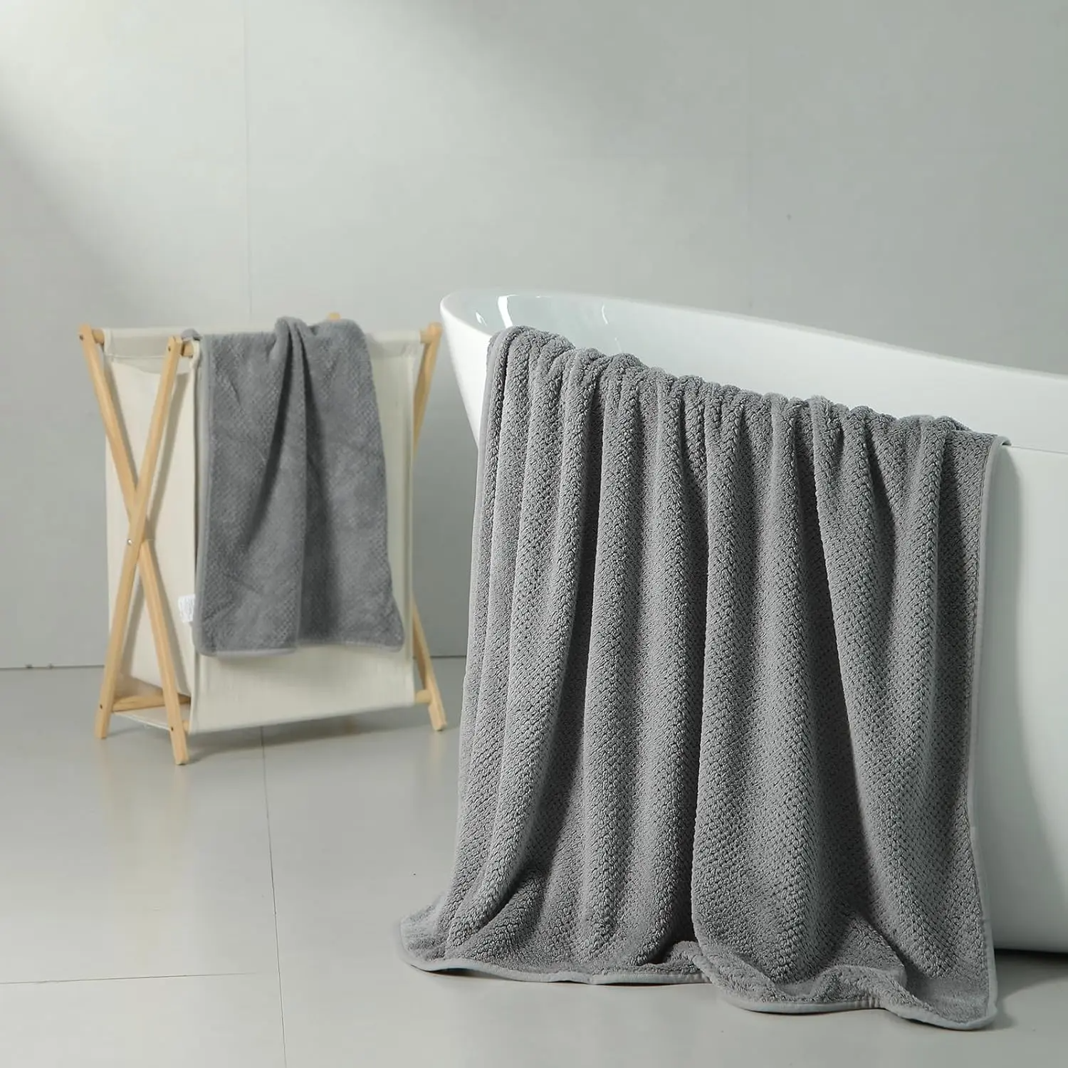 Extra Large Bath Towel Set (35.4" x 71") | Super Soft, Highly Absorbent Oversized Bath Sheets – 4 Pack