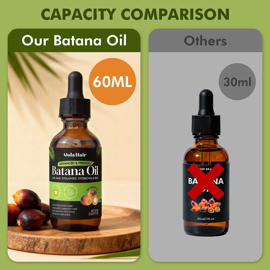 Organic Batana Oil for Hair Growth & Scalp Care – Cold-Pressed, Paraben-Free | 60ml