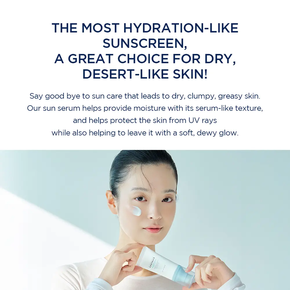 Water-Fit Sun Serum UV – Lightweight Korean Sunscreen for Sensitive Skin | Watery & Creamy Texture | 50ml