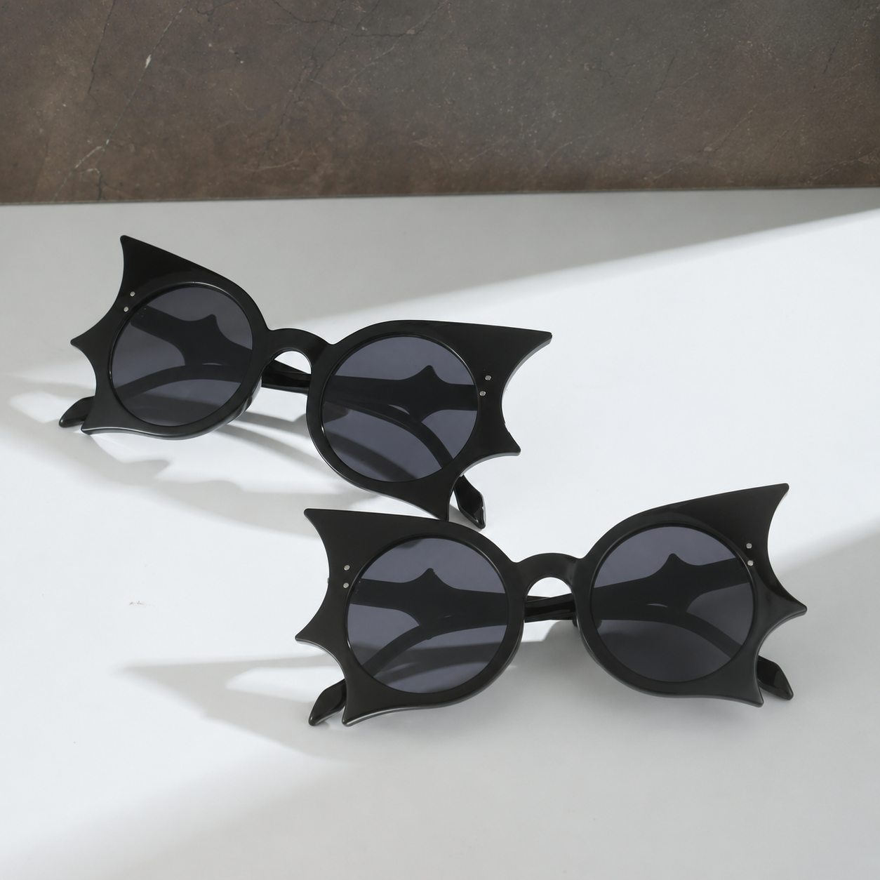 Halloween Bat Sunglasses – Novelty Party Glasses for Women & Men | 2 Pack