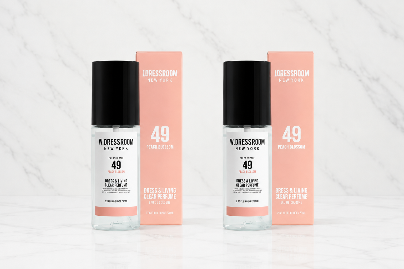 Korean Fabric & Air Perfume Mist – Anti-Bacterial Odor Eliminator Spray for Clothes, Room & Car | Lemon or Peach Blossom