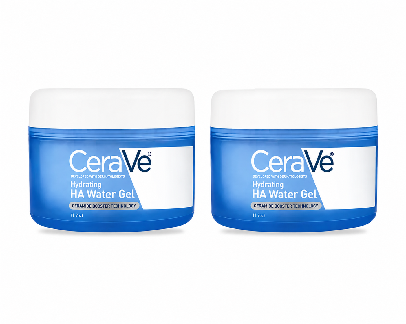 Hydrating HA Water Gel Face Moisturizer – 72HR Hydration with Hyaluronic Acid, Ceramides & Niacinamide | 1.7 oz