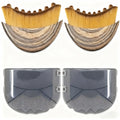 Lymphatic Contour Facial Brush – Ergonomic Jawline Sculpting & Depuffing Dry Brush for Drainage & Circulation